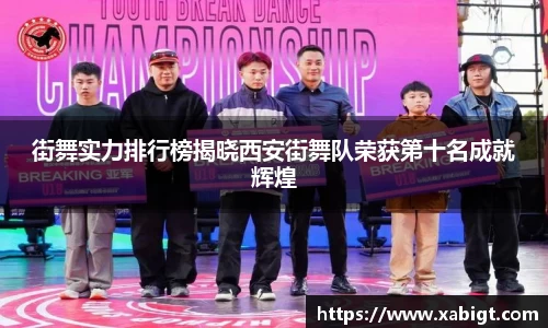 街舞实力排行榜揭晓西安街舞队荣获第十名成就辉煌
